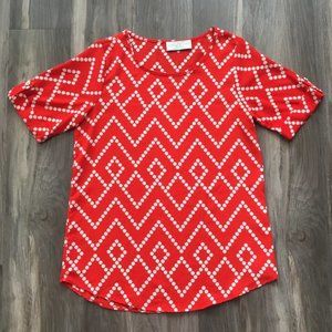 Gameday by Chole  Dot Pattern Blouse